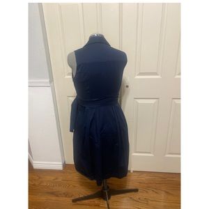 Sleeveless Navy White House Black Market Dress